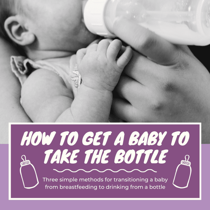 This guide will provide three different methods to help you transition a baby that is accustomed to breastfeeding to feeding with a bottle.
