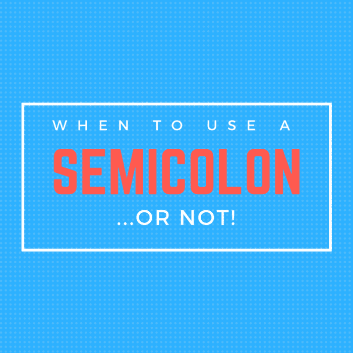 It can be difficult to know when to use a semicolon. Here are some tips on when to use one.