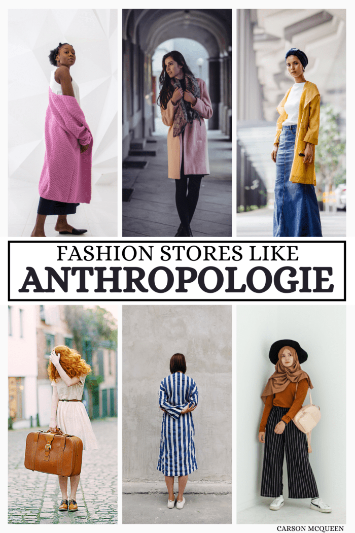 Anthropologie is all about imparting a sense of beauty and optimism with its clothing. These similar brands look to accomplish the same.