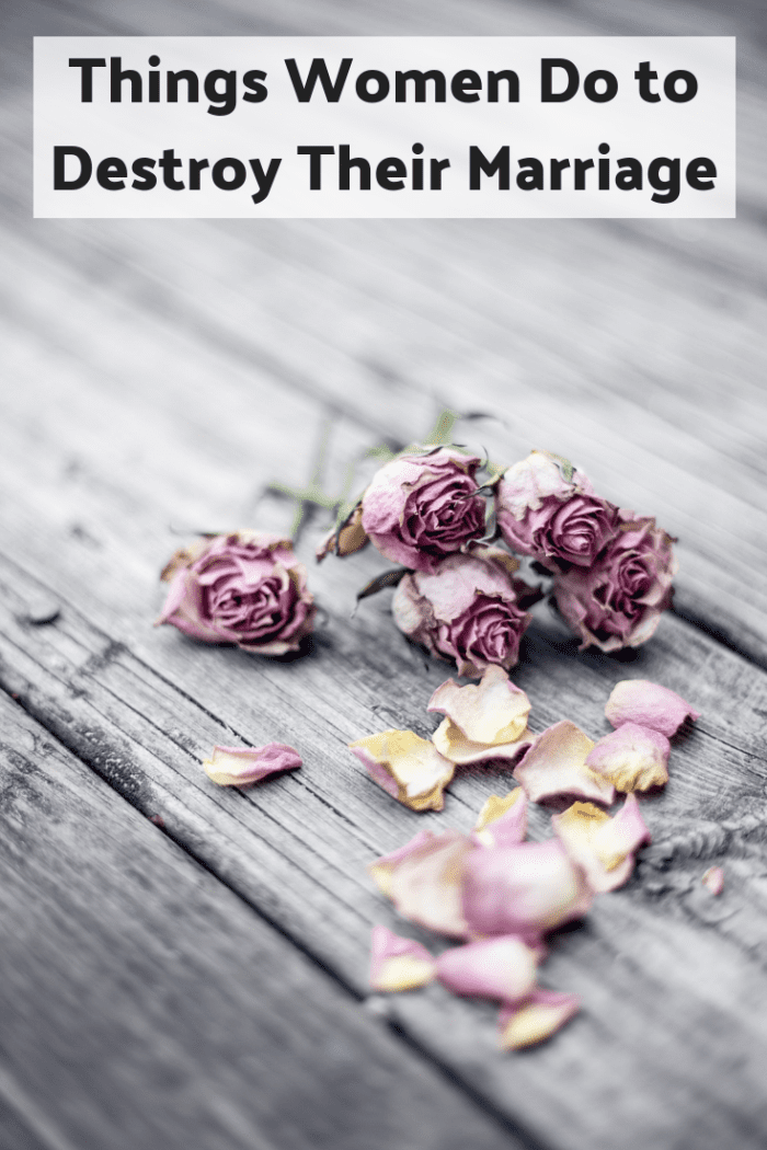 Wives bear as much responsibility as husbands. We have the power to make a home, or break it.