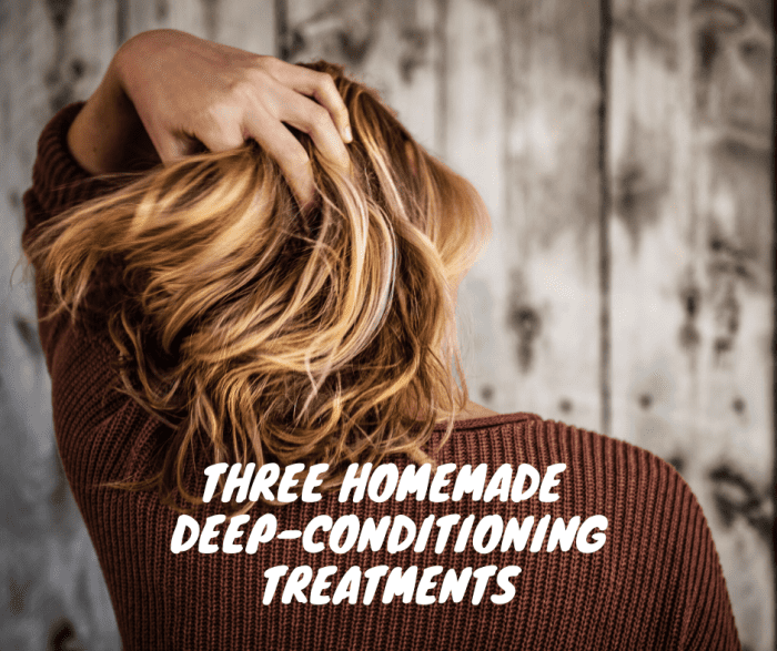 Here are three all-natural hair treatments you can make yourself: vegetable oil and egg hair treatment, mayonnaise mask, and hot oil treatment. You'll love the results!