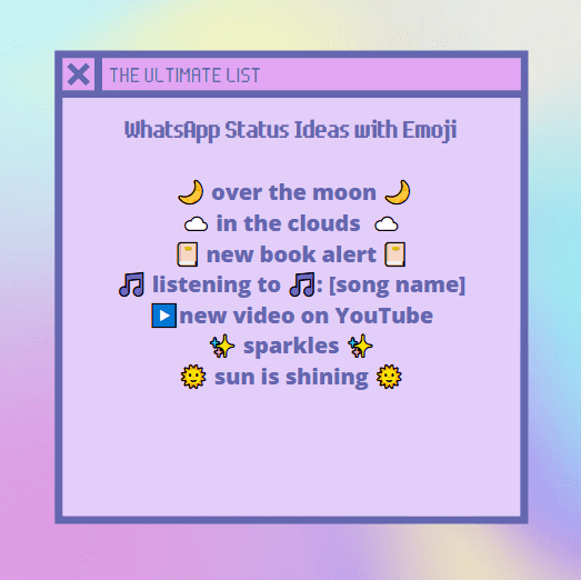 30+ Aesthetic WhatsApp Statuses and Ideas The Ultimate List TurboFuture