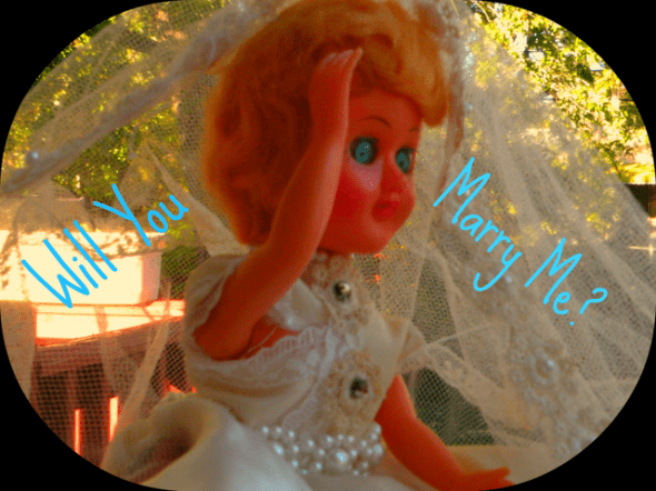 This vintage doll isn't the only thing needing a marriage. Perhaps your etsy shop does too.