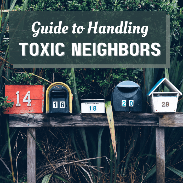 Are you dealing with toxic neighbors? Read on to find out how you can rise above and beyond their negativity!