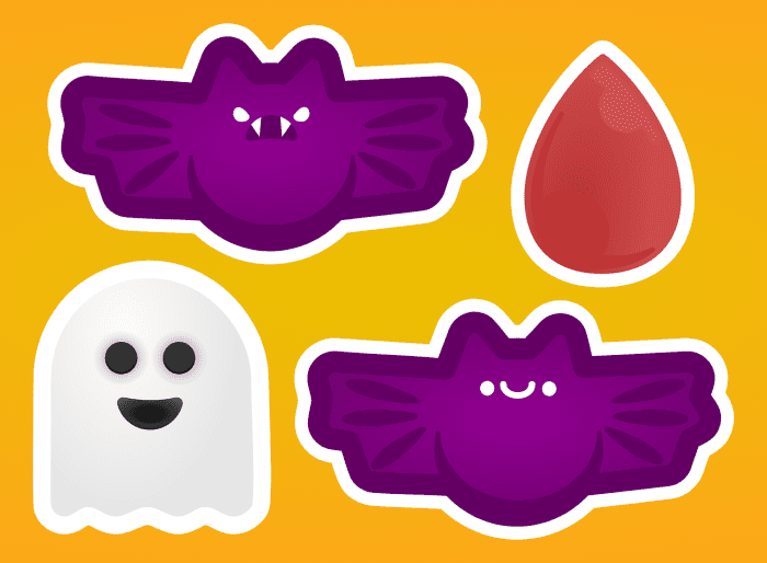 Get Halloween-themed stickers if you can, but knowing kids, any stickers you can get your hands on are sure to be a treat.