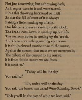 Analysis of Poem 'West-Running Brook' by Robert Frost - Owlcation