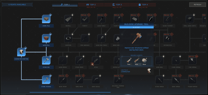 Simply reach level 5, go to the tier 1 tech tree, unlock Repair Hammer, unlock the Upgrade Hammer, then craft one and you're good to go!