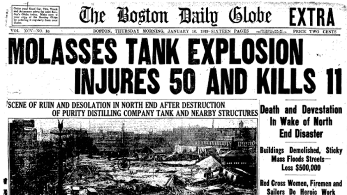 This is the news headline the day after the flood. 11 are announced dead in the headline, but 10 more bodies would be found later.