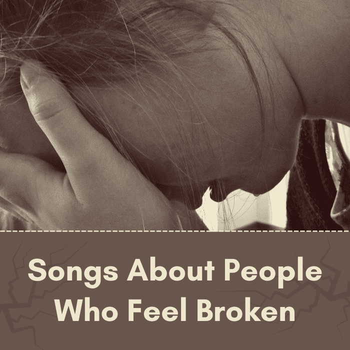 If you feel burned out, emotionally damaged, or like you've lost your way, you're not alone. Make a playlist of pop, rock, and country songs about people who feel broken. Remember that you're never beyond repair.