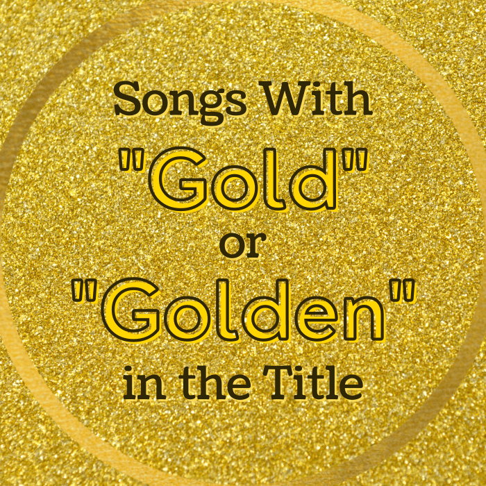 The color gold—often bright and sparkly—symbolizes wealth, success, and high value. Celebrate the prestigious and inspirational color gold with a playlist of pop, rock, country, and R&B songs.