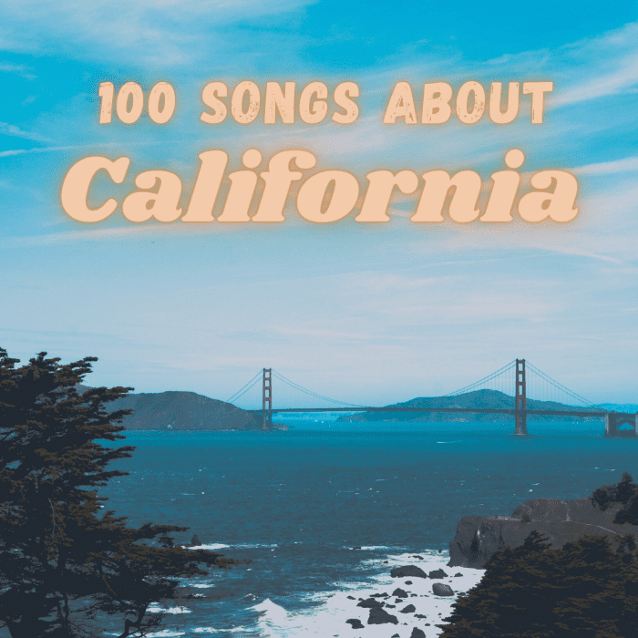100 Classic, Chill, and Fabulous Songs About California Spinditty