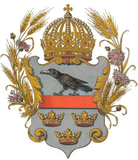 The impressive coat of arms of the 19th century Kingdom of Galicia-Lodomeria.