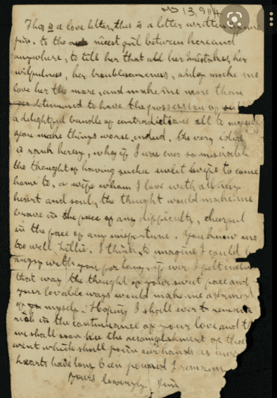 Original parchment account of James Connolly's last visit with his wife Lilly and daughter Nora, written by Nora