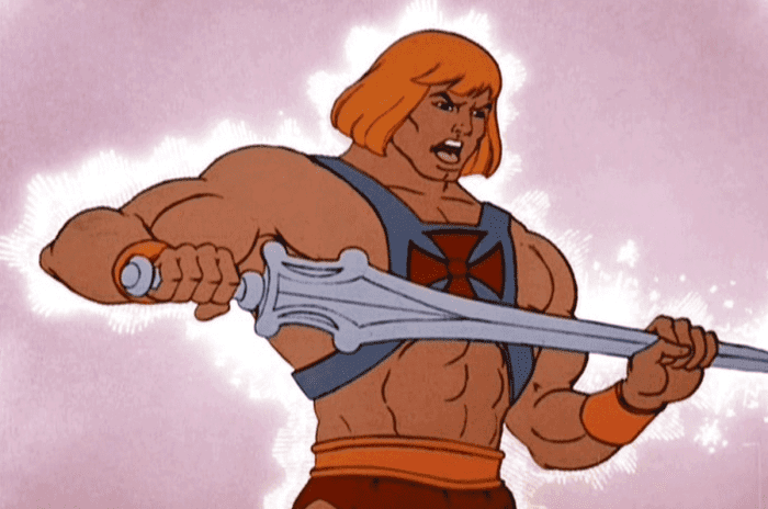Okay, men, are you ready to put on your battle tights and chest plate? Are you ready to wield your big sword, too?