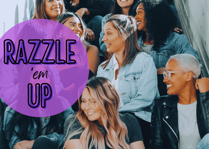 "Prepare to be dazzled by Razzle 'Em Up!"