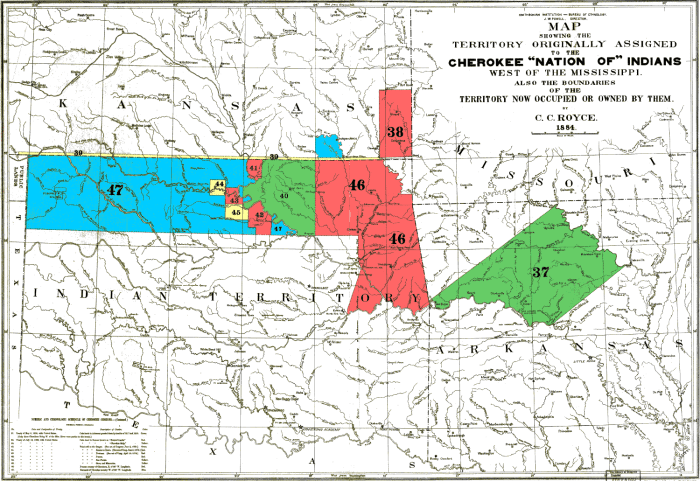 The Cherokee Nation of Indians. (1887 N 05 / 1883—1884 (pages 121—378)), by Charles C. Royce.