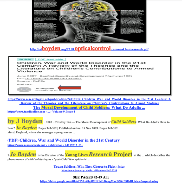 Regional Killer Boyden Gray 21st Century Programmed Children Armed Violence and Killings
