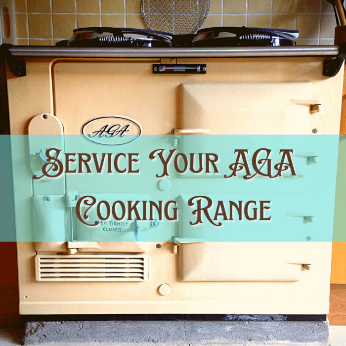 How To Service An Old Aga Cooking Range Dengarden