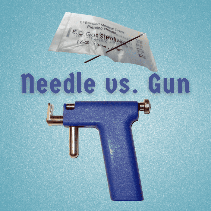 Piercing Needle vs. Piercing Gun Which Is Safer? TatRing