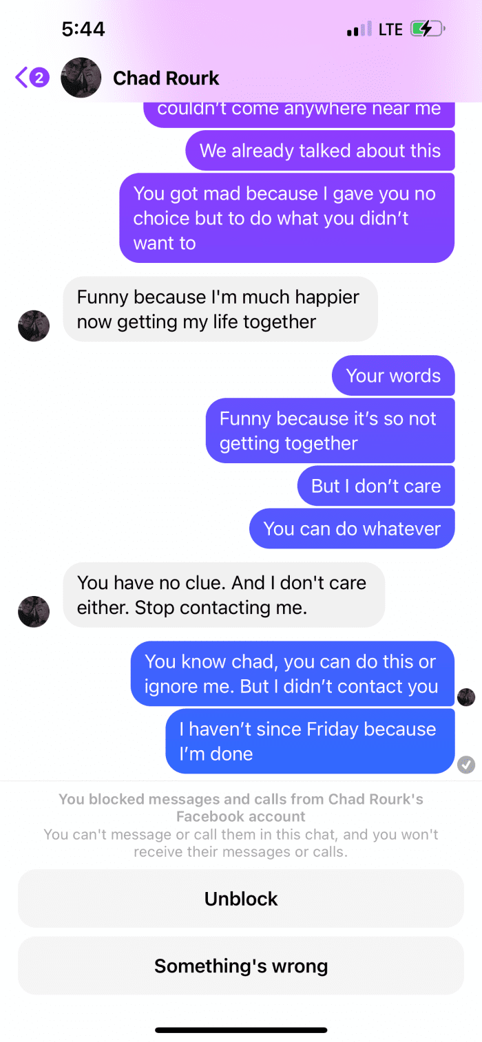 I am going to compare but even reading it again just can’t see that to be him. Why does she want me gone so bad that she’s literally starting to be obvious even. I wonder who was chad now abd who wasn’t