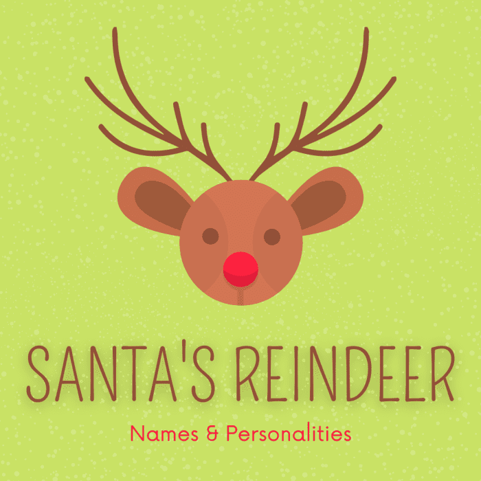 A List of Santa's Reindeer Names and Their Personalities - Holidappy