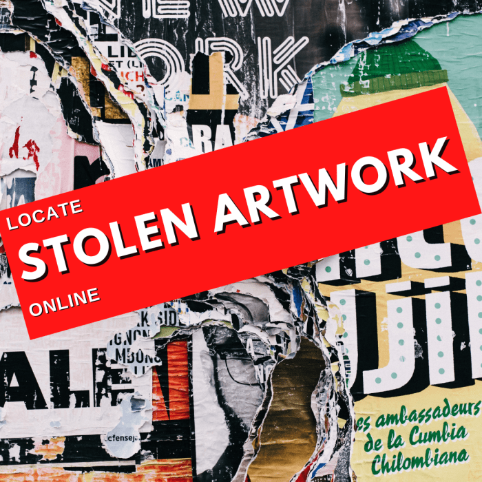 Locate all work that may have been compromised online.