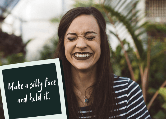 "Keep smiling, keep smiling, keep smiling!"