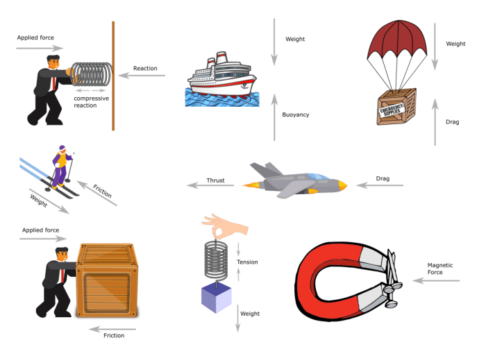 Types of forces.
