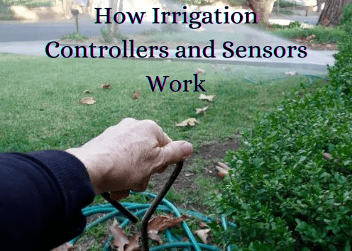Turning sprinklers on by hand works only if you don't have very many. In this case, I open sprinkler valves in four different locations to water three lawns and two areas of trees with ground cover. It takes a long time to water everything.