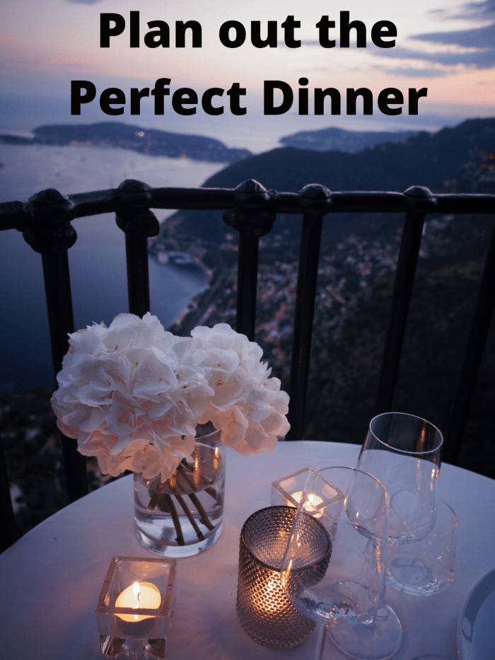 Picking the right place to eat can make or break a date. Pick somewhere that's not too far away and where you can hear each other.