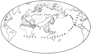 Who rules East Europe commands the Heartland; who rules the Heartland commands the World-Island; who rules the World-Island commands the world. — Mackinder, Geographic Pivot of History 1904.