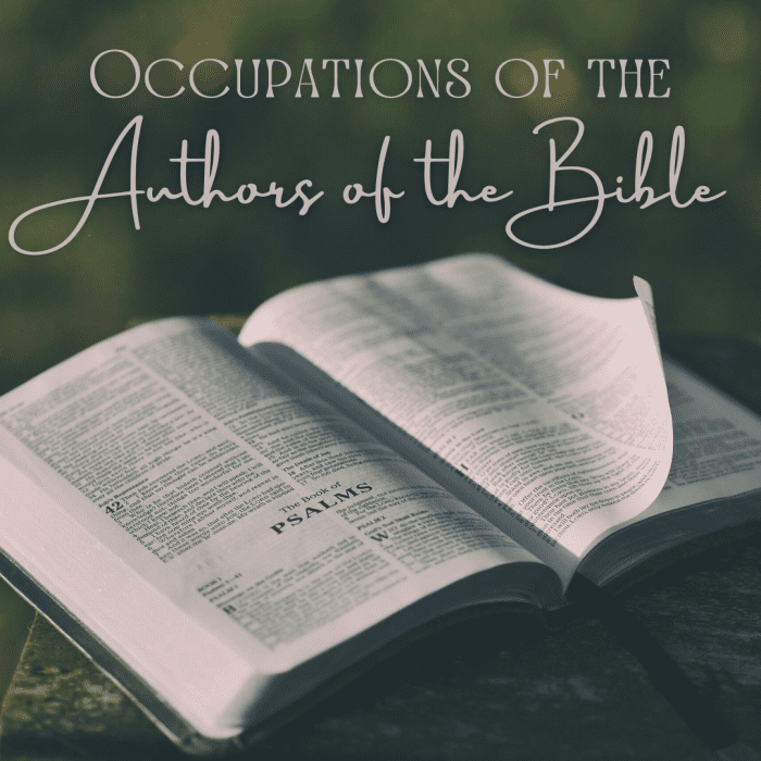The Bible was written by many people over thousands of years—so who were these authors, and what were their professions?