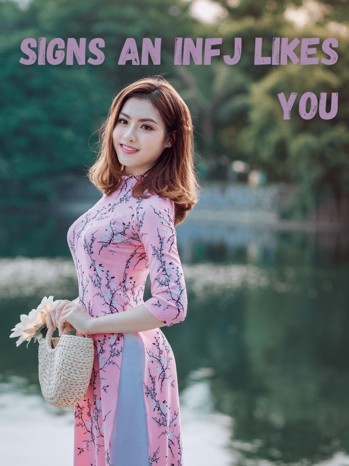 INFJs are dreamy types who are friendly, private, and intelligent. It can often be hard to tell whether they like you or not.
