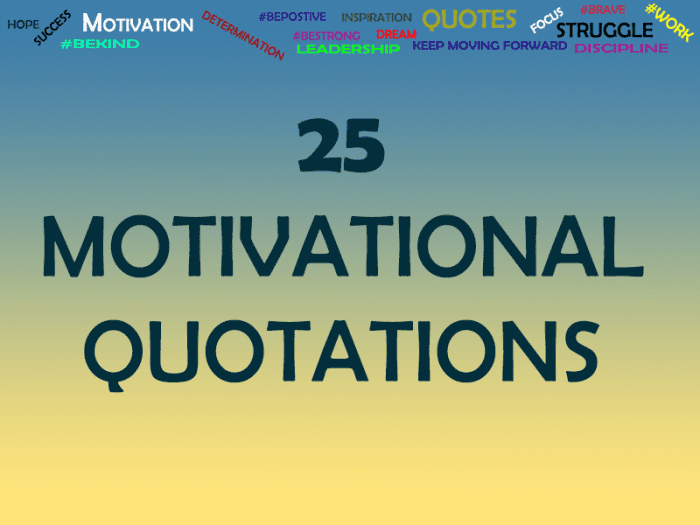 25 Powerful Motivational Quotations - HubPages