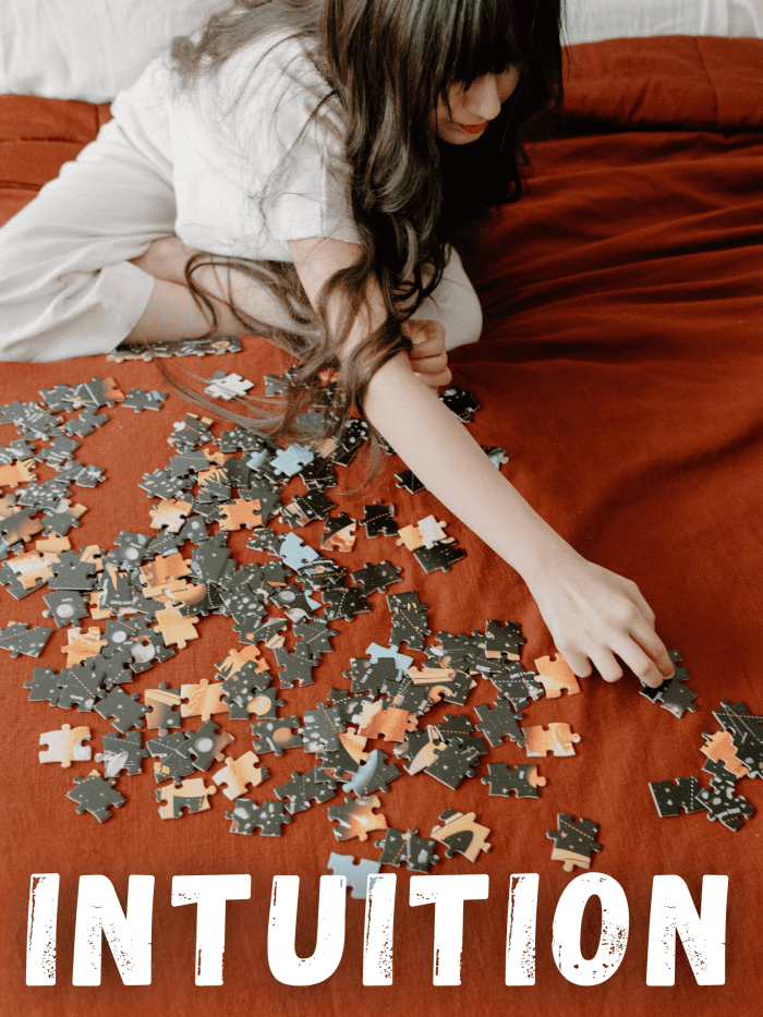 Intuition is about reading between the lines. You have a knack for patterns and picking up on consistencies. You make sense of the world by following ideas.