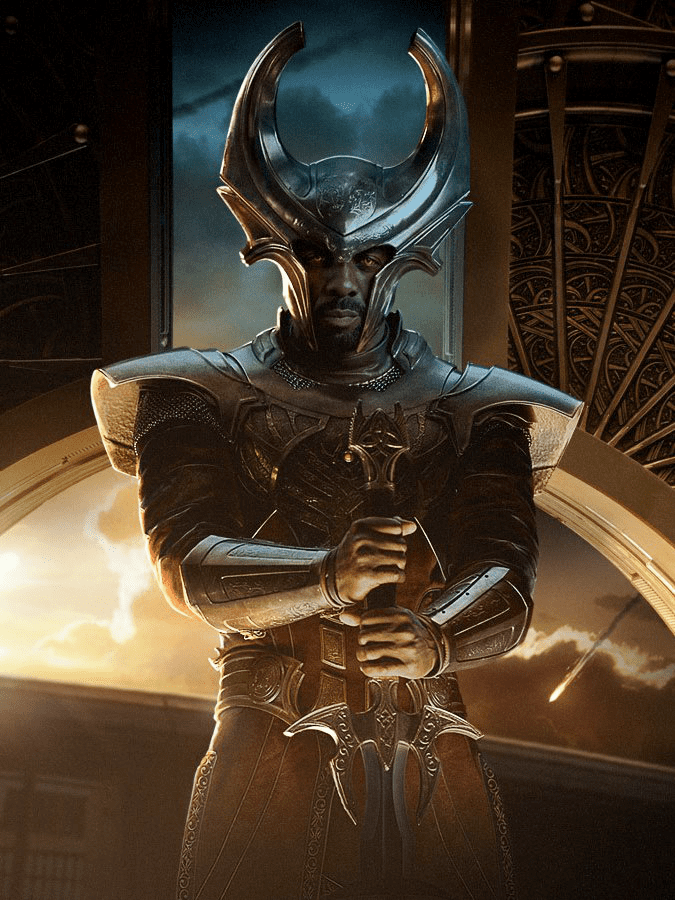 Idris Elba as Heimdall In the Marvel Thor movies and Avengers. Originally posted for Marvel Studios.