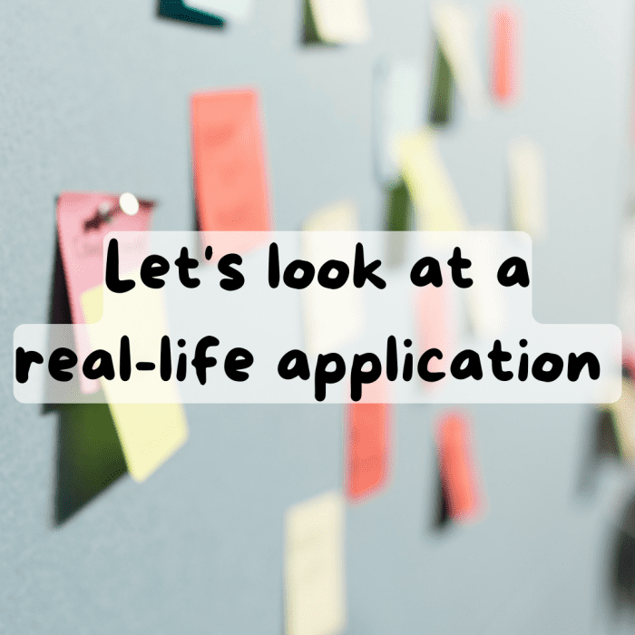 Now that you understand the Problem Diagnosis, Problem Fixed approach, let's take a look at how someone might apply this in their own life.