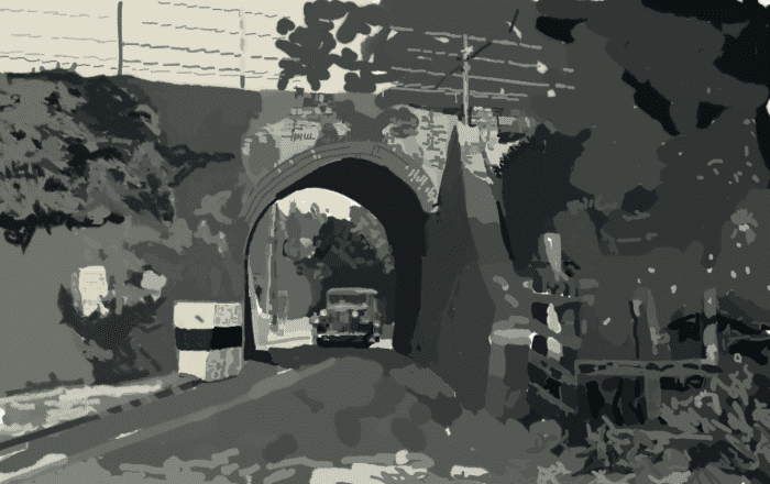 BRIDGE APPROACH OLD BRIDGE ROAD C.1950