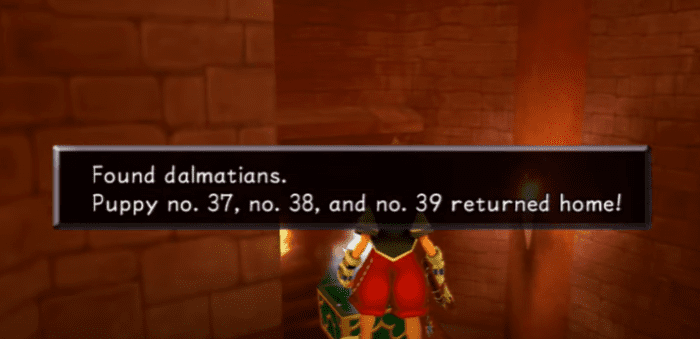 Dalmatians 37, 38, and 39 are in the Cave of Wonders treasure room, proving that the greatest treasure is puppies.