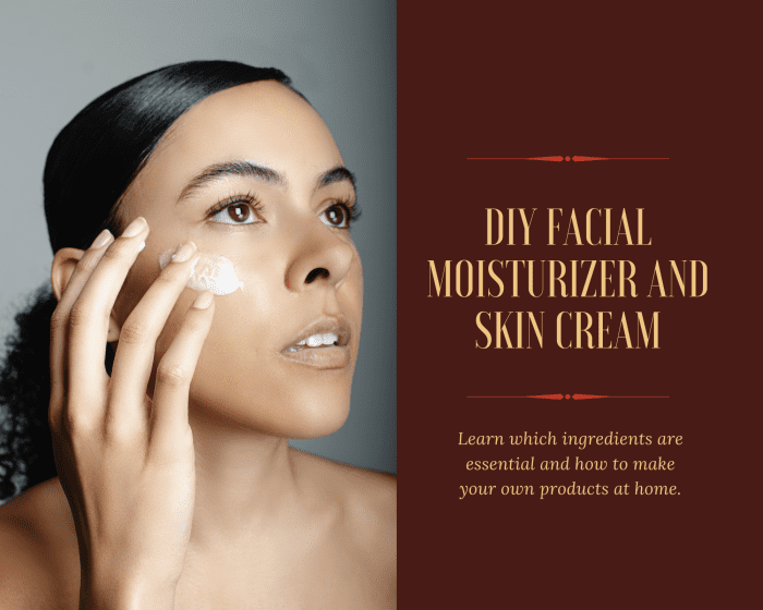 This article will break down the essential components of making your own facial moisturizer and also provides a basic recipe for creating one in your own home.