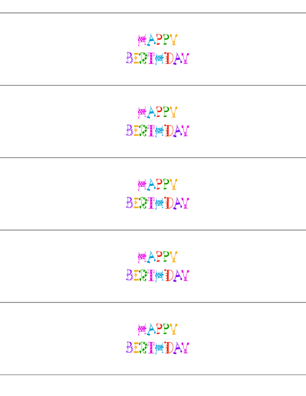 Free Happy Birthday Clipart & Printable Party Decorations - HubPages