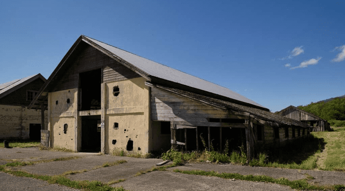 Abandoned building on campus of Northern State Hospital in Cedro-Wooley, WA. It was used as a farm for mentally disturbed patients.
