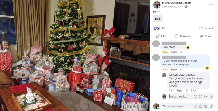 A couple of years ago, we had Christmas at our house. I'm talking, cousins, their spouses, their spouses parents and siblings. I made a basket for everyone. It took a while but I managed to do it.