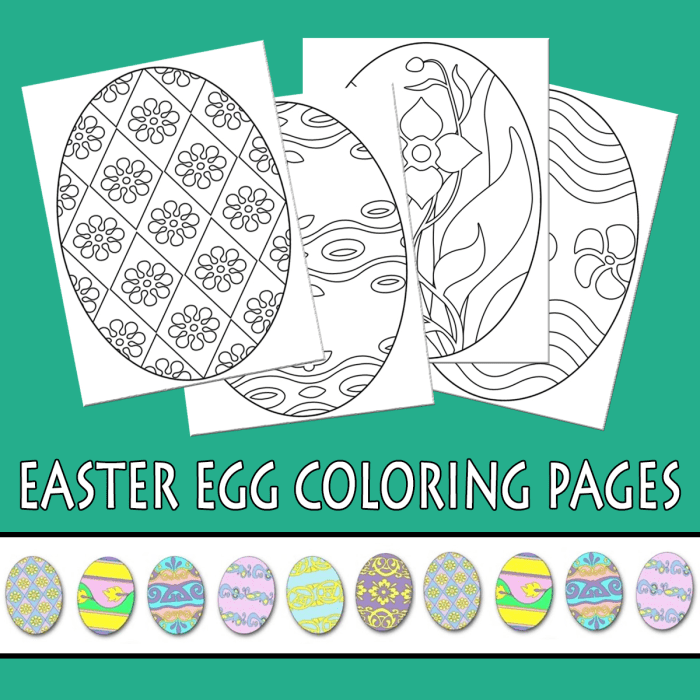 Free Easter Egg Coloring Pages - HubPages