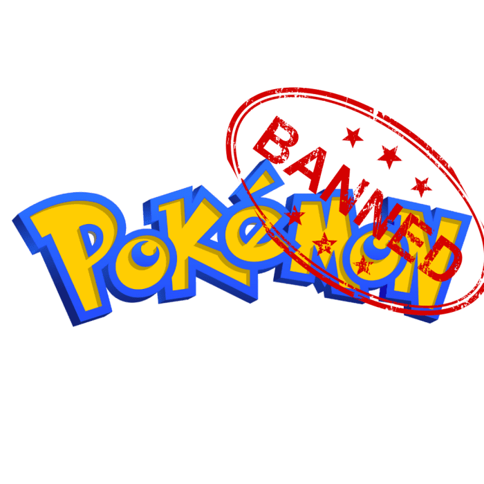 There are a number of Pokémon trading cards, especially early in the game's history, that featured illustrations that were either revised or completely changed when the cards were brought from the Japanese to the American market.