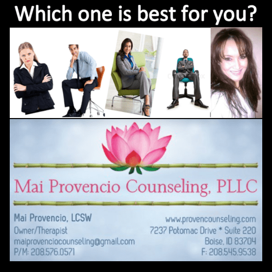 She’s always encouraged clients to find the best therapist for THEM. Even if it’s not her. I admire that.