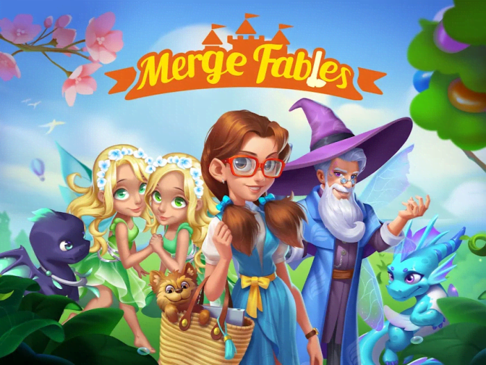 Merge Fables is a cute merge game set in a fairy tale!