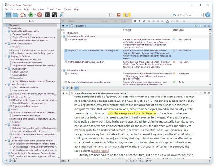 World-Building And Writing Software Review: Scrivener - TurboFuture