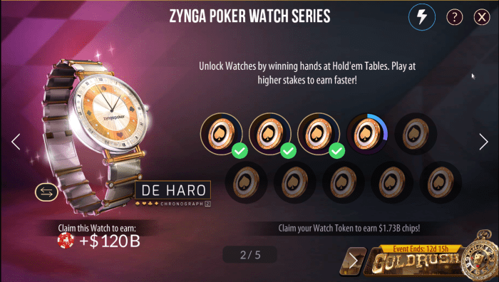 My progress towards getting the second watch in the game. I have a long way to go!
