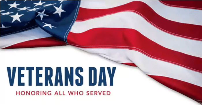 Memorial Day isn't Veterans Day. Americans observe Veteran's Day every year on November 11 and recognize all who have served in the military. That day honors living veterans and also those who died for their country.